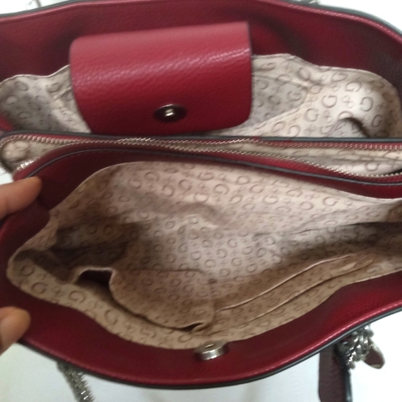 Guess Los Angeles Women's Shoulder Metal Strap Purse - Picture 8 of 14